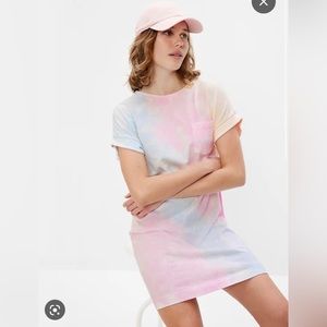NWT gap Tye Dye T Shirt dress